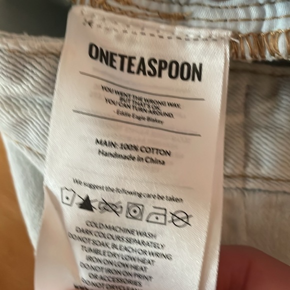 One teaspoon denim skirt - Picture 6 of 7